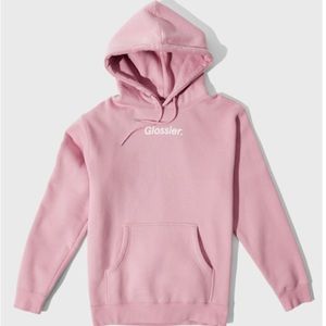 Glossier hoodie Original pink